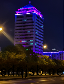 威海(hai)衞生大廈(sha)亱景亮化(hua)